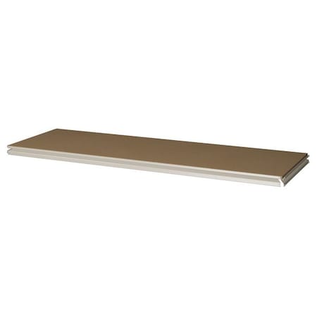 Tennsco Boltless Shelf, 18"D x 48"W x 2"H, Steel ZVES-4818D SAND