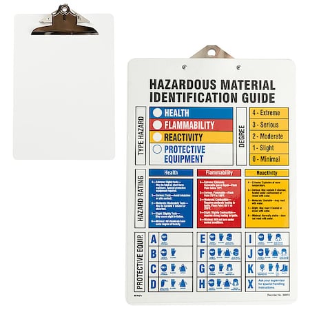 Brady Clipboard, 13" Height, 9" Width, Rectangle 99448