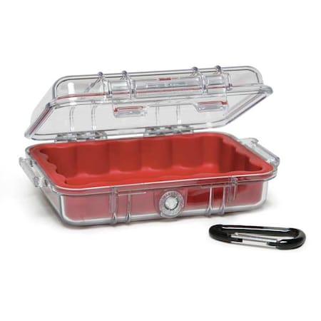 Pelican Micro Case, Red, 6.82 x 4.75 x 2.12 In 1020