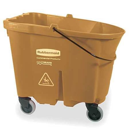 Rubbermaid Mop Bucket, 17 in H, Brown, polypropylene FG757088BRN