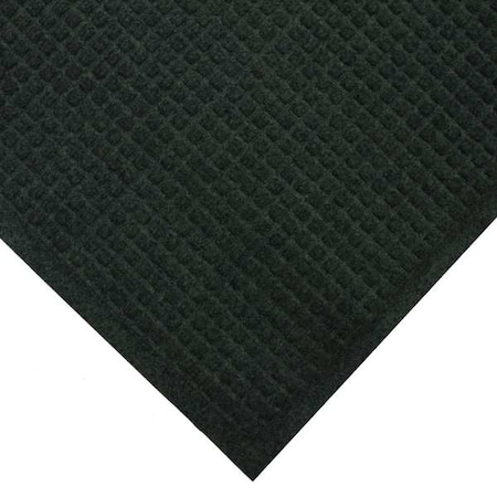 Condor Entrance Mat, Polypropylene, 3/8 in Thick, Charcoal, 4 ft W x 6 ft L 8WC83