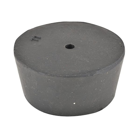 Zoro Select Stopper Assortment, Black, Natural Rubber RSTPK3-2LB