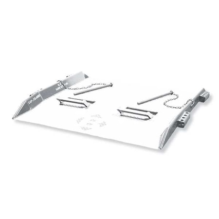 Bluff Manufacturing Dockboard, Steel, 20,000 lb, 60 x 72 In 20T7260