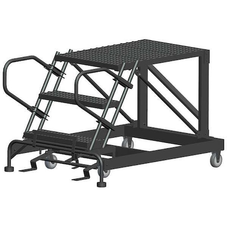 Ballymore Roll Work Platform, Steel, Single, 30 In.H SNR3-3636