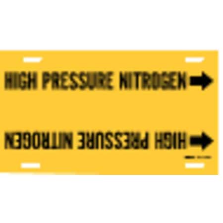Brady Pipe Mrkr, High Pressure Nitrogen, 10 to15 4195-H