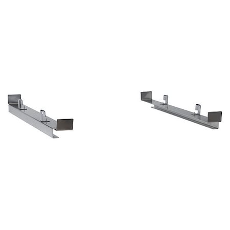 Eagle Group Gray Stainless Steel Under Shelf Tote Glide US18-S