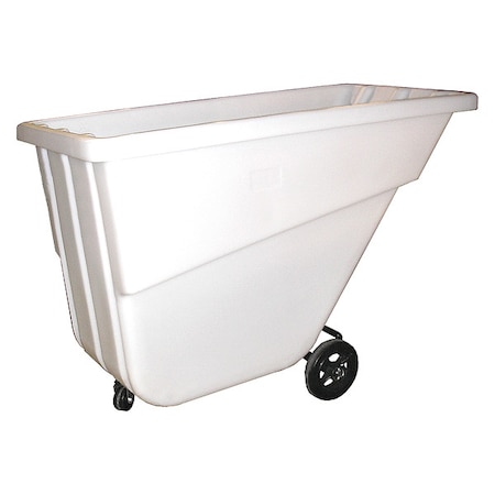 Zoro Select Tilt Truck, Light-Duty, 5/8 cu. yd., White 5/8 UT WHITE
