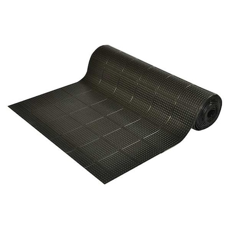 Condor Black Static Dissipative Mat, 3/8 mm Thick 8V572