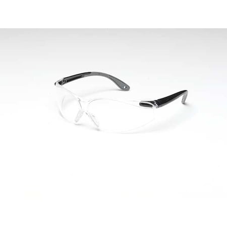 3M V4, Safety Glasses, Anti-Fog, Gray Lens, Black Frame, Frameless 11673-00000-20
