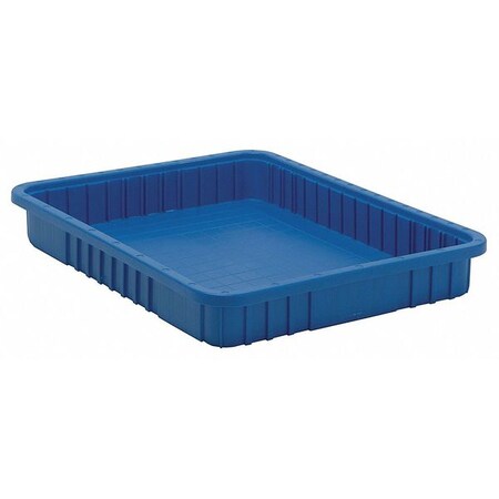 Quantum Storage Systems Divider Box, Blue, polypropylene DG93030BL
