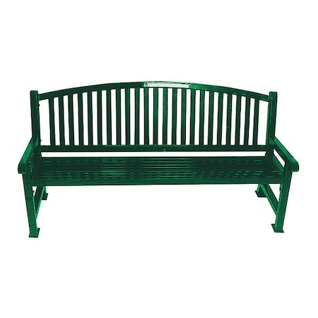 Ultrasite Outdoor Bench, 48 in. L, 36 in. H, Green 922-B4-GREEN