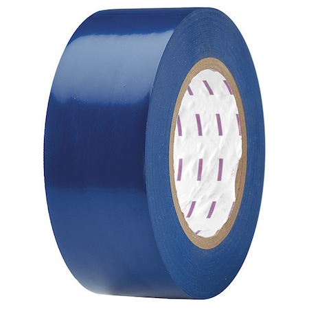 Zoro Select Floor Marking Tape, vinyl, Solid, Blue, 2 in W., 5 mil Thickness 8AVH1