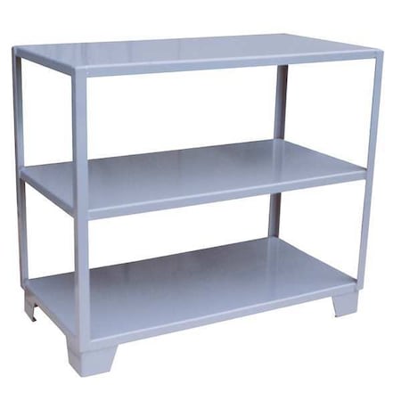 Jamco Metal Shelving Unit, 24"D x 48"W x 45"H, 3 Shelves, Steel WL248GP