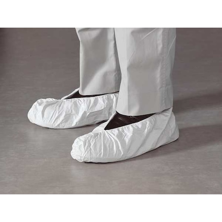 Zoro Select Disposable Shoe Cover, Tyvek(R) Alternative, White, Slip Resistant Sole: No , XL SC-KG