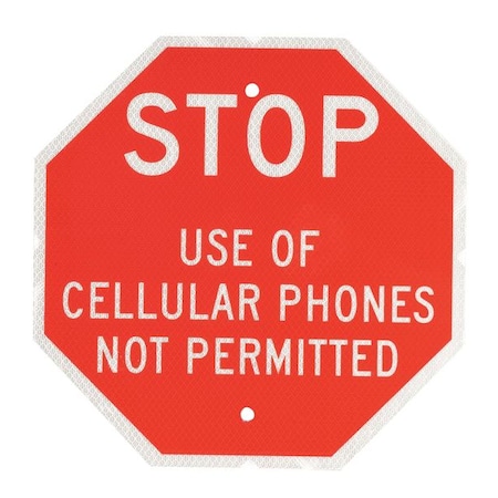 Lyle Cellular Phones Not Permitted, 12x12In ST-032-12HA