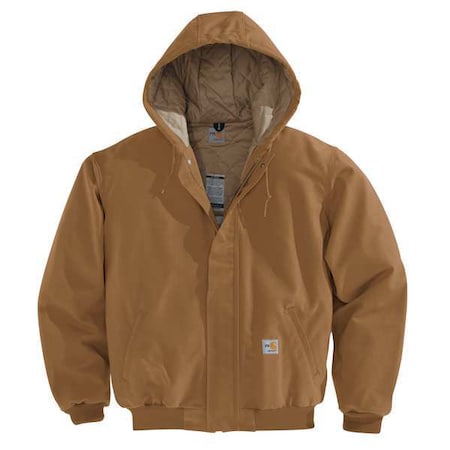 Carhartt Carhartt Flame Resistant Duck Active Jac, Brown, 100% Cotton ...