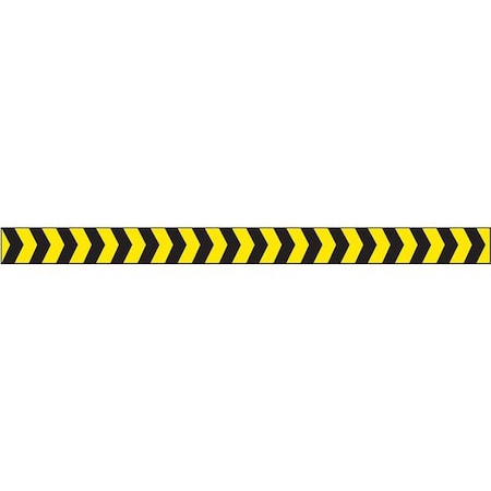 Zoro Select Barricade Tape Yellow Black 180ft X 2 In 2 In W X 60