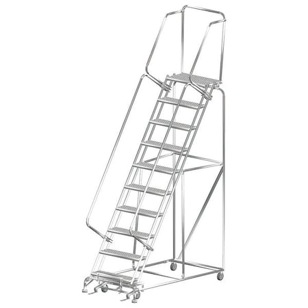 Ballymore Lockstep Roll Ladder, T304 Steel, 100 in.H SS103214G