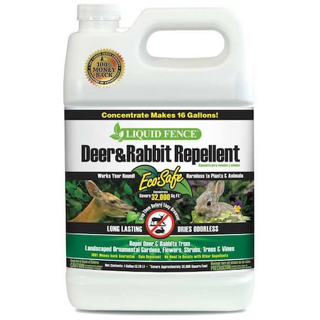 Liquid Fence Deer Repel, Concentrate, 1 Gal HG-111