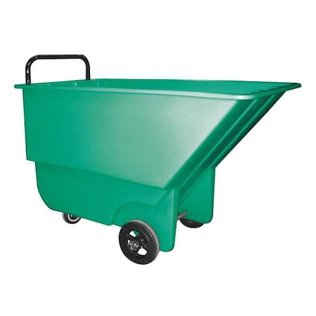 Zoro Select Tilt Truck, Lt-Duty, 1/3 cu yd, 275 lb, Grn 1/3 CU-L GREEN
