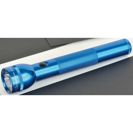 Maglite Blue No Led Industrial Handheld Flashlight, Alkaline D, 168 lm ...
