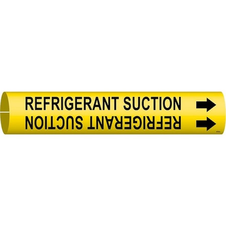 Brady Pipe Mrkr, Refrigerant Suction, 3/4to1-3/8 4118-A