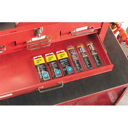 Stanley Heavy Duty Staples, T25, 18 ga, Narrow Crown, 1/4 in Leg L, Stainless Steel, 1000 PK TRA704SST