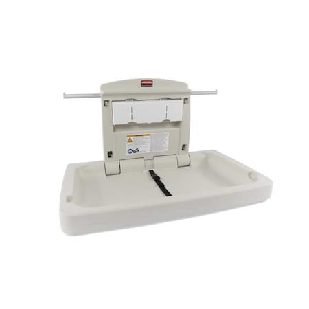 Rubbermaid Commercial Changing Station, Horizontal, 21 x 33 In FG781888LPLAT