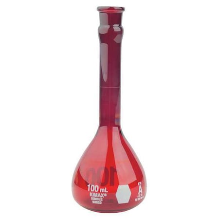 Kimble Chase Volumetric Flask, Glass Stopper, PK6 92822G-100