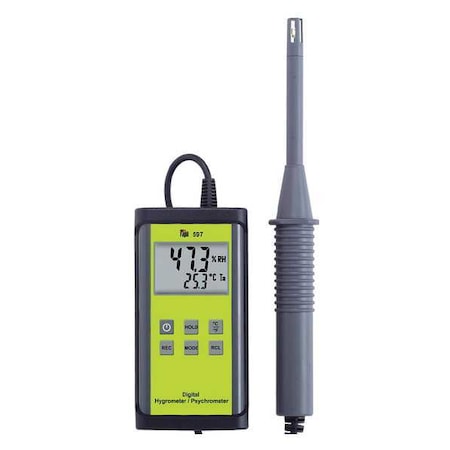 Test Products International HygroThermoPsychrometer, Cabled, NoNIST 597C1