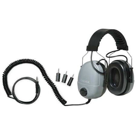 Delta Plus Over-the-Head Headset, 25 dB, Plug-In, Gray COM-611 | Zoro