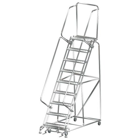 Ballymore Lockstep Roll Ladder, T304 Steel, 90 in.H SS093214P