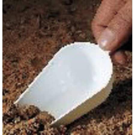 Zoro Select Round Scoop, HDPE, 6oz, PK50 8444