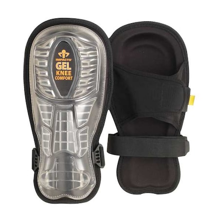 Impacto Knee Pad and Shin Guard, Non-marring, Gel, Foam Pad, Rubber Cap, hook-and-loop Closure, 2 Straps 777