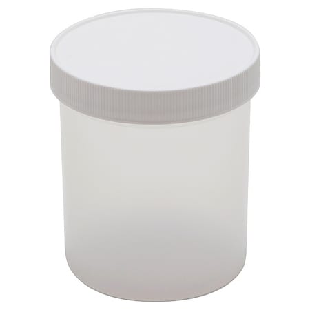 Dynalon Wide-Mouth Jars, Poly, 16oz, PK10 421155