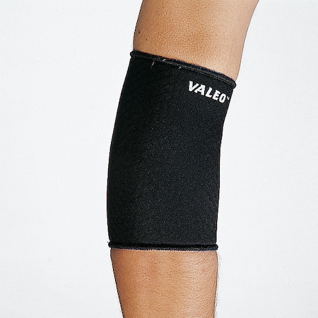 Valeo Elbow Support, L, Black, Pull-Over VA4642LGWWGL