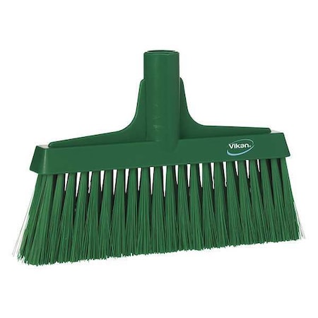 Remco 1 1/2 x 9 1/2 in Sweep Face Broom Head, Soft, Synthetic, Green 31042