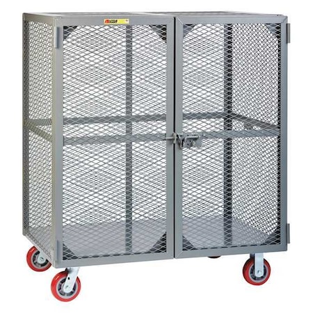 Little Giant Mobile Security Cart, 2000 lb Capacity, 27 in W x 61 in L x SCN24606PPY