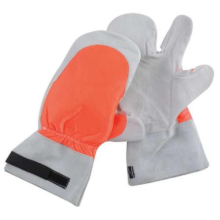 Swedepro Coated Gloves, Uncoated, 2 Abrasion Level, Orange, L 1 PR 250010