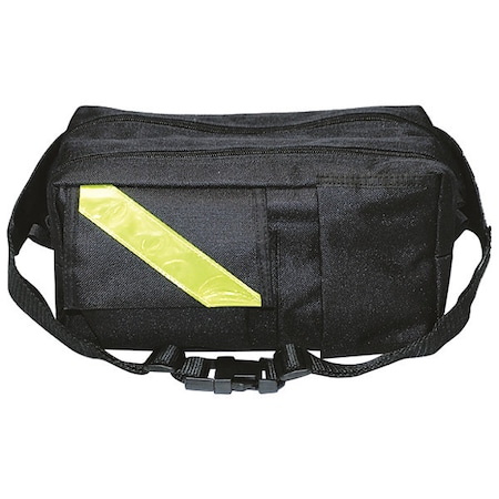 Fanny Pack, Nylon, Black, 10inx6inx5in