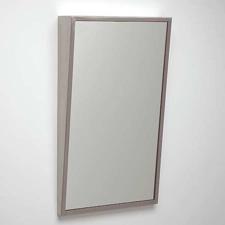 See All Industries 36 in "H x 24 in "W, Fixed Tilt, Framed Mirror ADA, Glass FTILT2436G