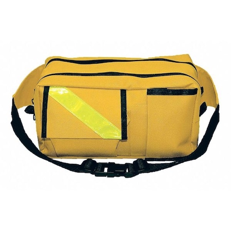 Emi Fanny Pack, Nylon, Yellow, 10 in L x 6 in W x 5 in H 460 YELLOW