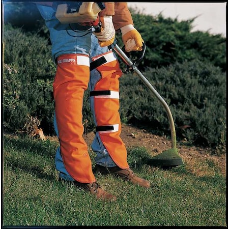 W.E. Chapps Strap Chapps, Cotton, 27 in Length, Orange SC06