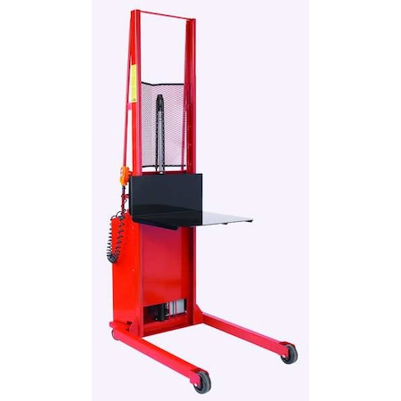 Wesco Powered-Lift/Manual-Push Platform Lift Trucks, Powered/Manual, 1,000 lb Load Capacity 261022