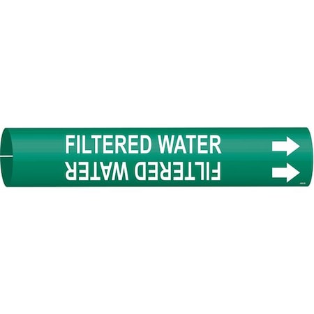 Brady Pipe MarkeFilteR WateGn, 1-1/2to2-3/8 In 4058-B