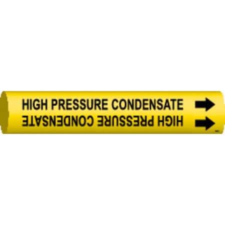 Brady Pipe Mrkr, High Pressure Condensate, 4 to6 4076-D