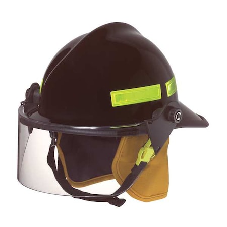 Cairns Fire Helmet, Fiberglass, Ratchet, Blue, Fits Hat Size 6-3/8 to 8-3/8 , Modern 660CFSC