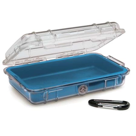 Pelican Micro Case, Blue, 7-1/2"Hx5-1/16"Wx2-1/8"D 1040