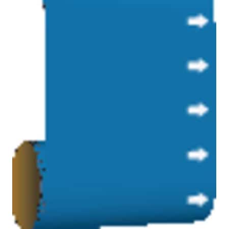 Brady Pipe Marker, (Blank), Blue, 41598 41598