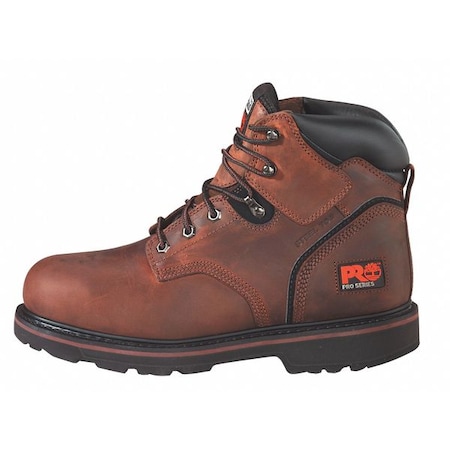 TIMBERLAND PRO Size 10 1/2 Men's 6 in Work Boot Steel 6-Inch Work Boot, Brown TB033034214